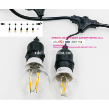 SL-73 E27 base suspended socket cafe string lights outdoor garden bulb lights string